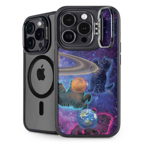 Cosmic Kittens by Vincent Hie iPhone 16 Pro Max Kickstand Case