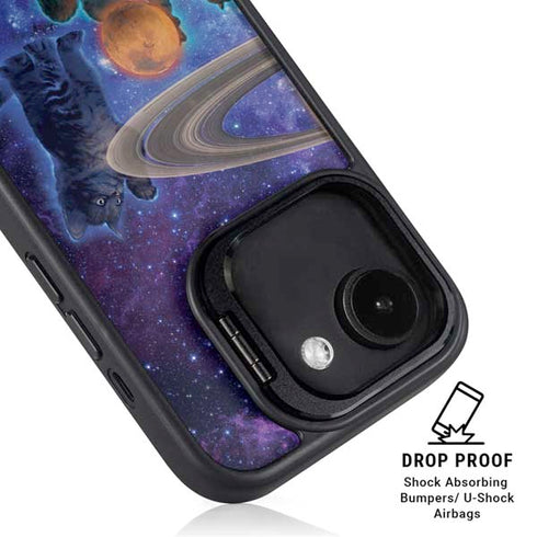 Cosmic Kittens by Vincent Hie iPhone 16e Kickstand Case
