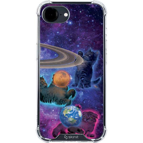 Cosmic Kittens by Vincent Hie iPhone 16e Clear Case