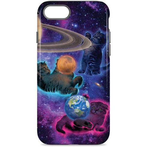 Cosmic Kittens by Vincent Hie iPhone Cases