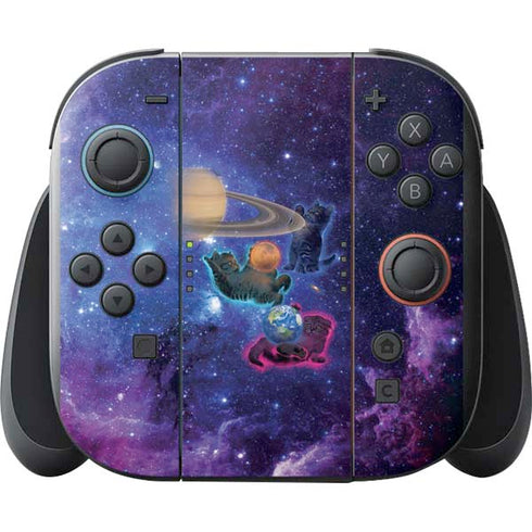 Cosmic Kittens by Vincent Hie Nintendo Switch 2 (2025) with Joy-Con Skin
