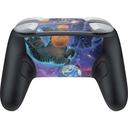 Cosmic Kittens by Vincent Hie Nintendo Switch 2 (2025) Pro Controller Skin
