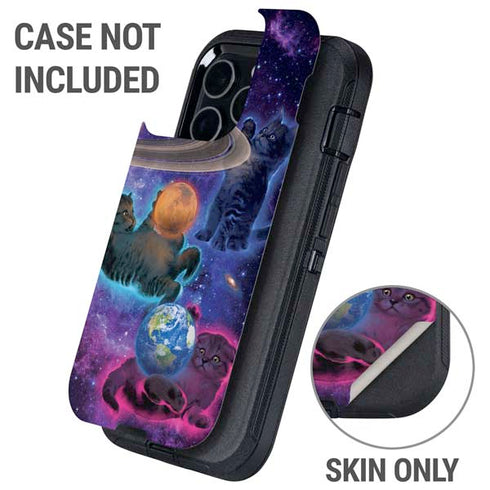 Cosmic Kittens by Vincent Hie Otterbox Defender iPhone Skin