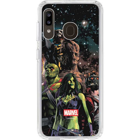 Marvel Guardians of the Galaxy Cosmic Unity Galaxy A20 Clear Case