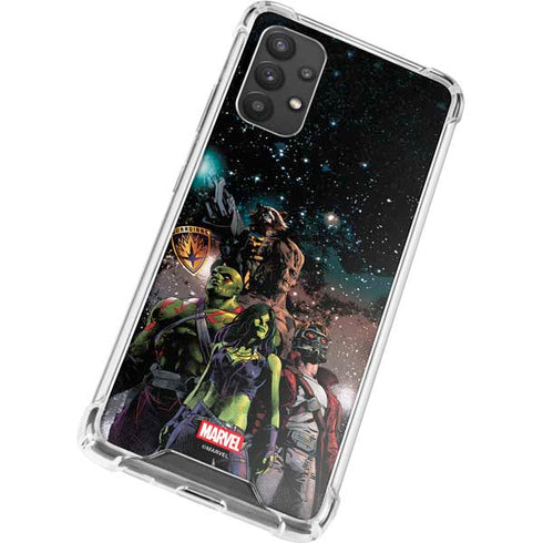 Marvel Guardians of the Galaxy Cosmic Unity Galaxy A32 5G Clear Case