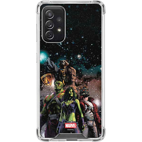 Marvel Guardians of the Galaxy Cosmic Unity Galaxy A72 5G Clear Case