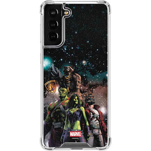 Marvel Guardians of the Galaxy Cosmic Unity Galaxy S21 FE Clear Case