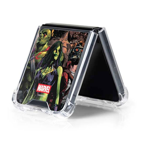 Marvel Guardians of the Galaxy Cosmic Unity Galaxy Z Flip5 5G Clear Case