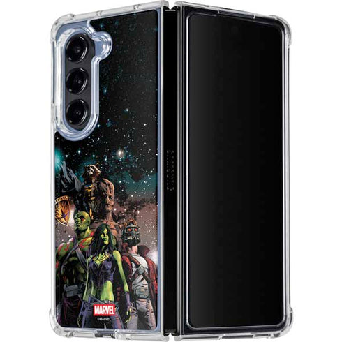 Marvel Guardians of the Galaxy Cosmic Unity Galaxy Z Fold5 5G Clear Case