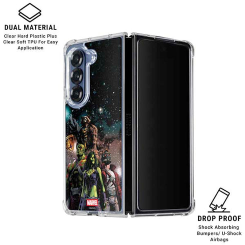 Marvel Guardians of the Galaxy Cosmic Unity Galaxy Z Fold7 Clear Case
