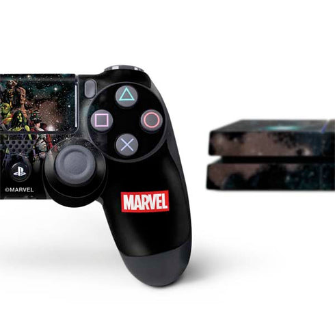 Marvel Guardians of the Galaxy Cosmic Unity PS4 Console and Controller Bundle Skin