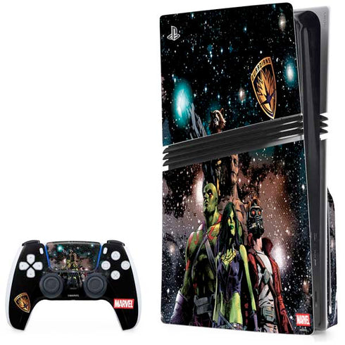 Marvel Guardians of the Galaxy Cosmic Unity PS5 Pro Disk Bundle Skin