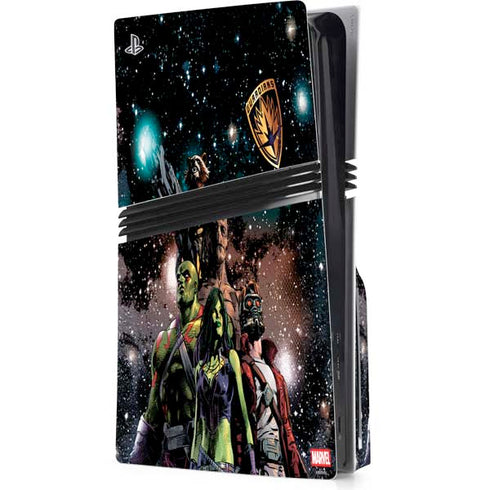 Marvel Guardians of the Galaxy Cosmic Unity PS5 Pro Disk Console Skin