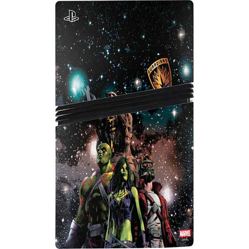 Marvel Guardians of the Galaxy Cosmic Unity PS5 Pro Disk Console Skin