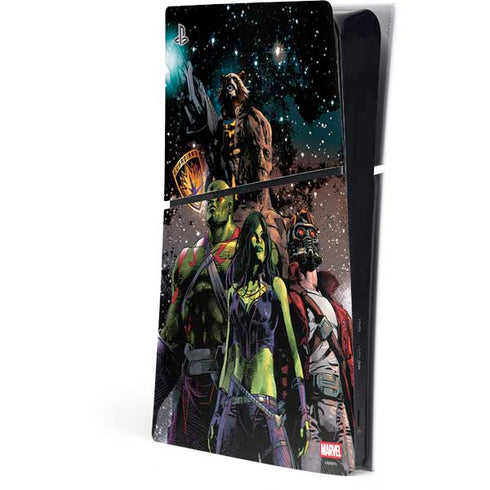 Marvel Guardians of the Galaxy Cosmic Unity PS5 Slim Digital Edition Console Skin