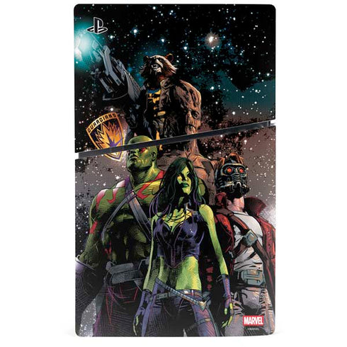 Marvel Guardians of the Galaxy Cosmic Unity PS5 Slim Disk Bundle Skin
