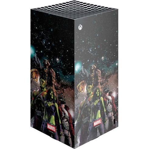 Marvel Guardians of the Galaxy Cosmic Unity XBox Series X Digital Edition Console Skin