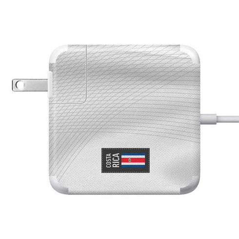 Costa Rica Soccer Flag 85W Power Adapter (15 and 17 inch MacBook Pro Charger) Skin