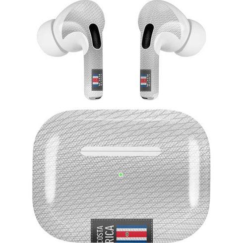 Costa Rica Soccer Flag AirPods Skins