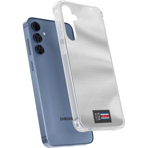 Costa Rica Soccer Flag Galaxy A55 5G Clear Case