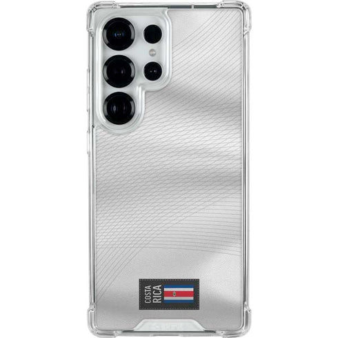 Costa Rica Soccer Flag Galaxy S25 Ultra Clear Case