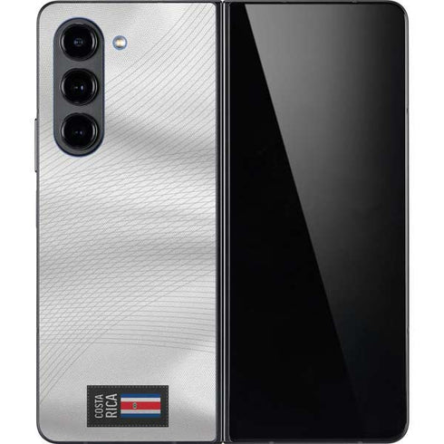 Costa Rica Soccer Flag Galaxy Z Fold5 5G Skin