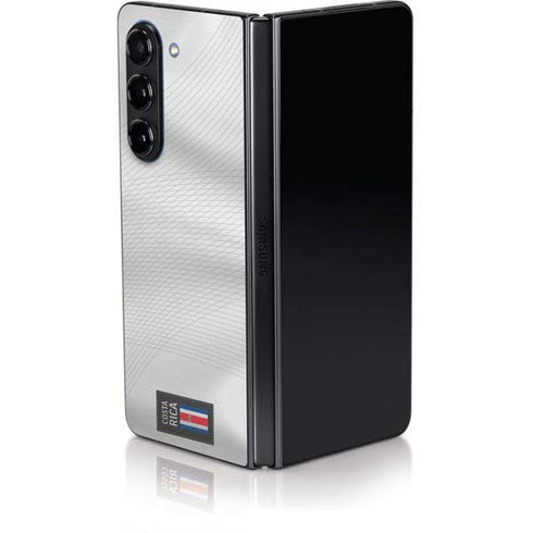 Costa Rica Soccer Flag Galaxy Z Fold5 5G Skin