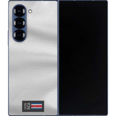 Costa Rica Soccer Flag Galaxy Z Fold6 Skin