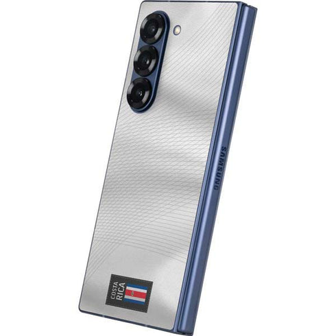 Costa Rica Soccer Flag Galaxy Z Fold6 Skin