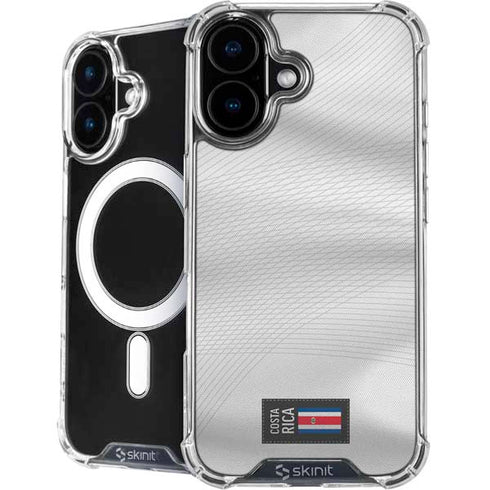 Costa Rica Soccer Flag iPhone 16 Plus MagSafe Case