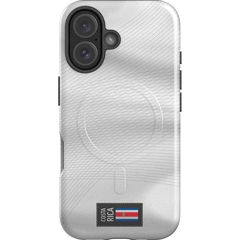 Costa Rica Soccer Flag iPhone 16 Plus Magsafe Impact Case