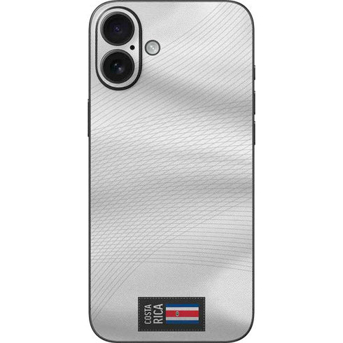 Costa Rica Soccer Flag iPhone 16 Plus Skin