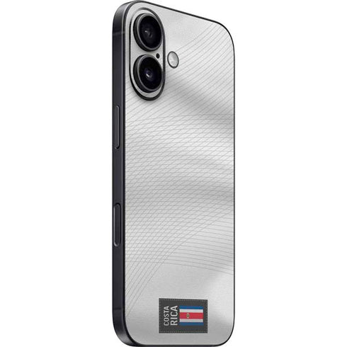 Costa Rica Soccer Flag iPhone 16 Plus Skin