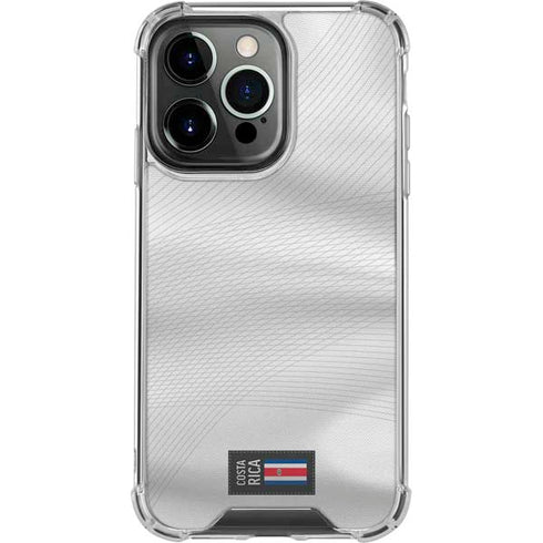 Costa Rica Soccer Flag iPhone 16 Pro Clear Case