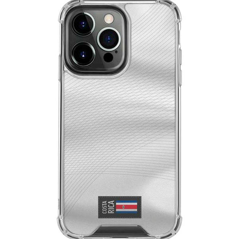 Costa Rica Soccer Flag iPhone 16 Pro Max Clear Case