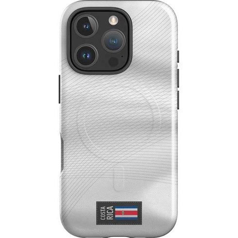 Costa Rica Soccer Flag iPhone 16 Pro Max Magsafe Impact Case