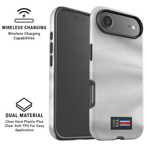 Costa Rica Soccer Flag iPhone 17 Air Magsafe Impact Case