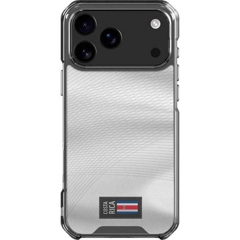 Costa Rica Soccer Flag iPhone 18 Pro Max Clear Case