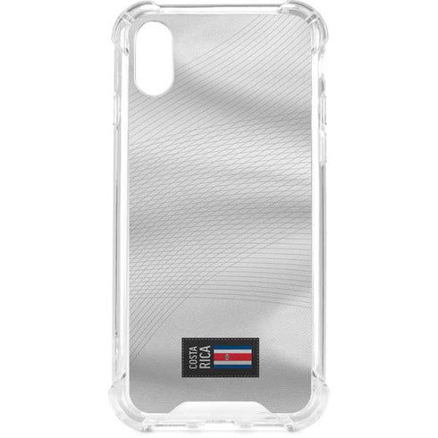 Costa Rica Soccer Flag iPhone XS Clear Case