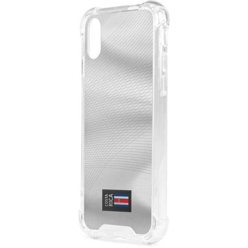 Costa Rica Soccer Flag iPhone XS Clear Case