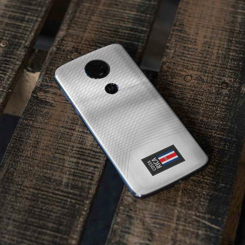 Costa Rica Soccer Flag Moto E5 Plus Skin