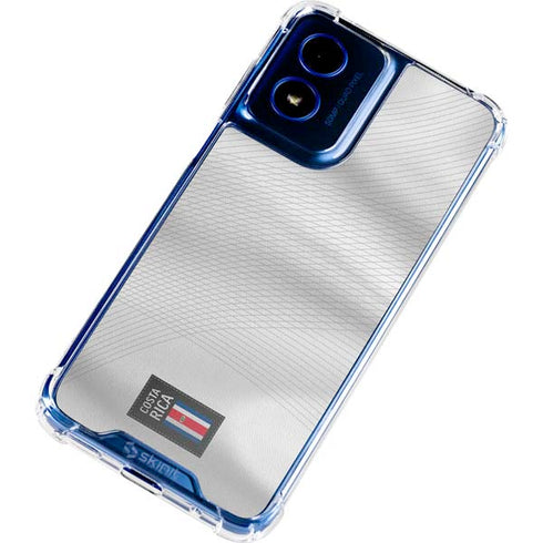 Costa Rica Soccer Flag Moto G 5G (2024) Clear Case