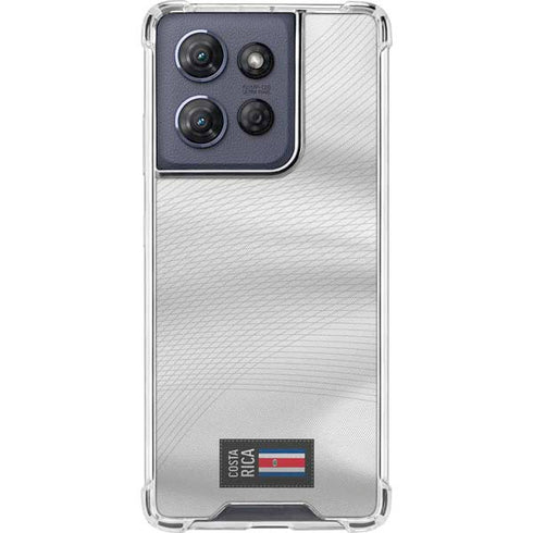 Costa Rica Soccer Flag Moto G Power 5G (2025) Clear Case