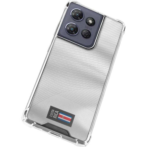 Costa Rica Soccer Flag Moto G Power 5G (2025) Clear Case