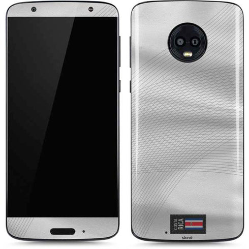 Costa Rica Soccer Flag Moto G6 Skin