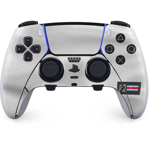 Costa Rica Soccer Flag PS5 DualSense Edge Pro Controller Skin