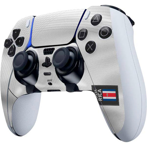 Costa Rica Soccer Flag PS5 DualSense Edge Pro Controller Skin