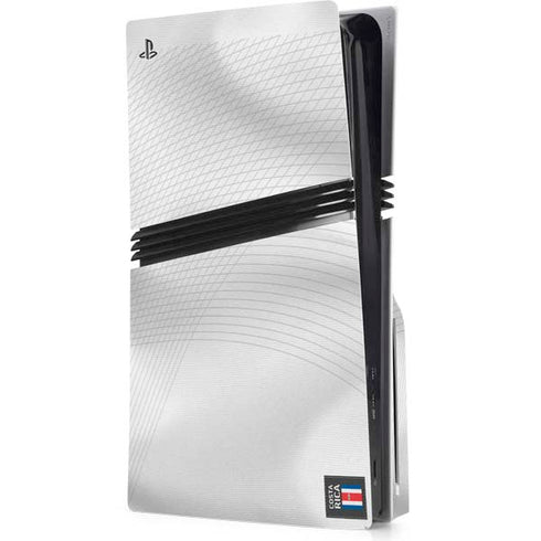 Costa Rica Soccer Flag PS5 Pro Disk Console Skin