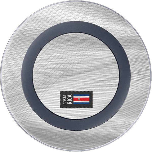 Costa Rica Soccer Flag Wireless Charger Skin