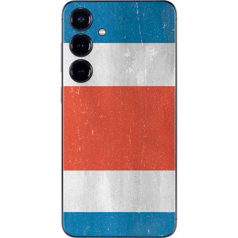 Costa Rican Flag Distressed Galaxy A16 5G Skin